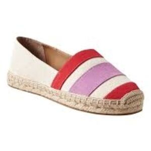 Colorful Striped Espadrille Flats
